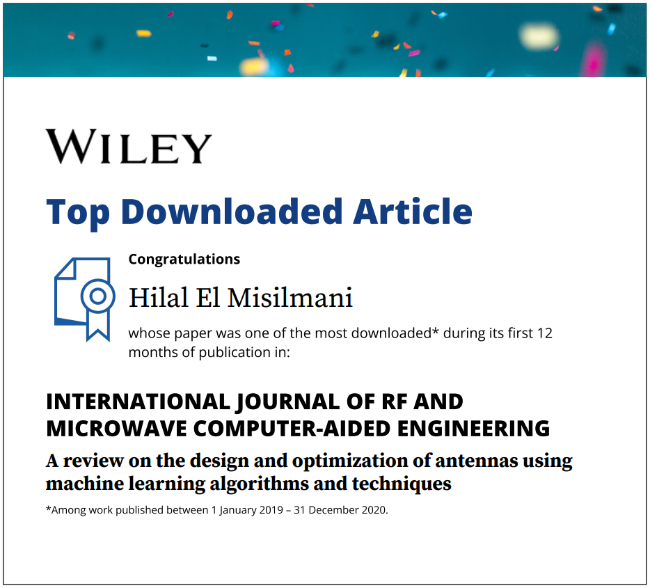 Top Downloaded Article on Wiley